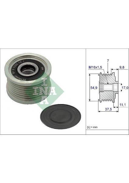 535023510 - Alternatör Rulmanı Fıat Ducato 2.3d 15