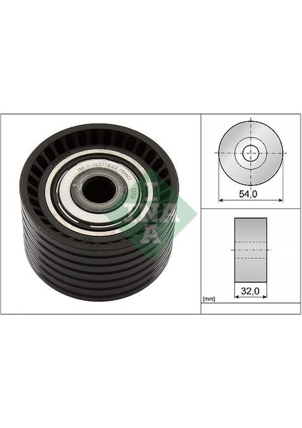 532077410 - 532022110 Eksantrik Gergi Rulmanı Clıo-Megane 1.4 16V-CLIO-LAGUNA-TRAFIC 2.0 16V-SCENIC 1.6