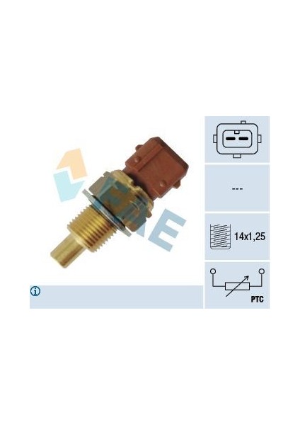 33793 - Su Sıcaklık Musuru 206 306 106 Saxo Xsara Xsara Pıcasso TU5JP 1.6 8V 406 Xantıa ES9J4S 3.0 24V Berl