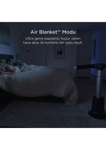 Turboblade Çok Yönlü Yüksek Hızlı Serinletici Fan Beyaz