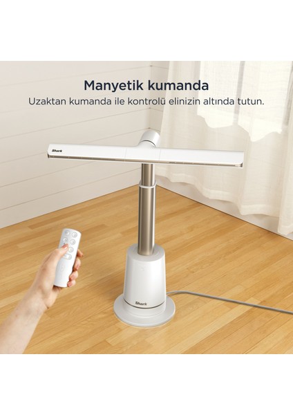 Turboblade Çok Yönlü Yüksek Hızlı Serinletici Fan Beyaz