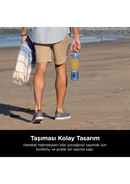 Shark Ninja Blast™ Taşınabilir Blender - Mavi