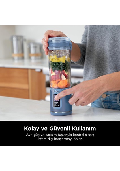 Shark Ninja Blast™ Taşınabilir Blender - Mavi