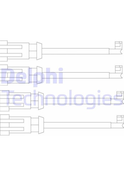 Delphı LZ0189 - Fren Ikaz Kablosu Ön/arka Iveco Daily. Daily Iı 96 05/06