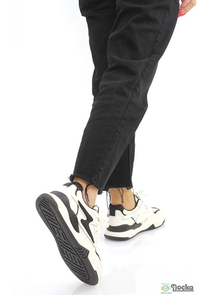 Kadın Hakiki Deri Mevsimlik Kalın Taban Sneaker Spor Ayakkabı 5KZ/S30051 indirimleri