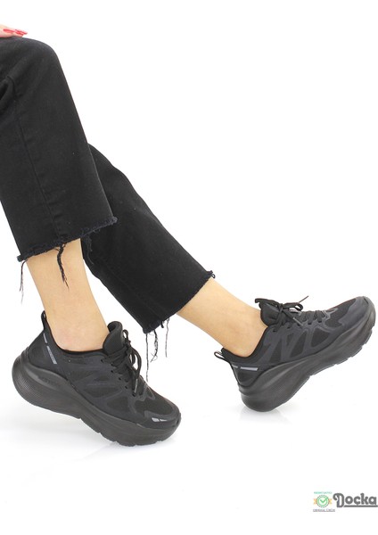 Huıteng Kadın Kalın Taban Yüyüş Özellikli Ortopedik-Anatomik Sneaker Spor Ayakkabı HT5YZ/S21406 indirimleri