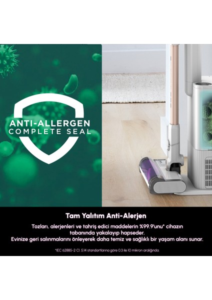 Detect Pro Auto-Empty Sistemli Şarjlı Dikey Süpürge 2l - IW3611EU