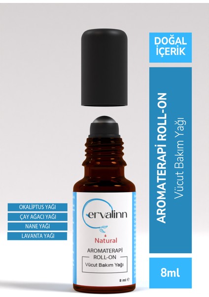 Aromaterapi Roll On 8 ml+DUDAK BALSAMI HEDİYE