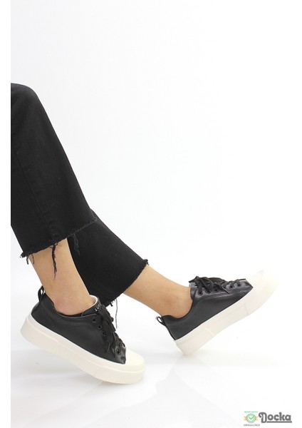 Lufıan Kadın Hakiki Deri Mevsimlik Kalın Taban Sneaker Spor Ayakkabı L5ZY/S30038