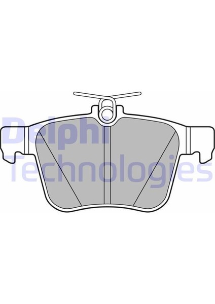 Delphı LP2697 - Arka Balata Vw Golf Vıı 2014 Touran T-Roc 2018 Audı A3 2014 2020 Q2 2016 Tt 2018 Seat Ateca 2016 Leon 2014-2020 Skoda Super B 2015 Karoq 2016