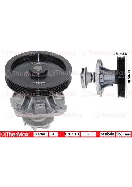 T01.117 - Devirdaim Fıorıno 1.4-1.6 94-01 -Tempra 1.4ie 90-96 -Tıpo 1.4-1.4ie 87-95 -Uno 1.4-1.6 PA598 T