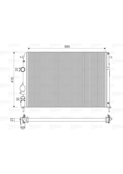 732866 - Radyatör Renault Megane