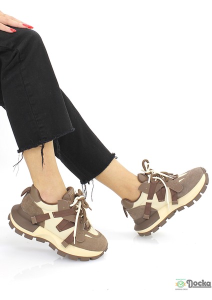 Lufıan Kadın Hakiki Deri Mevsimlik Kalın Taban Sneaker Spor Ayakkabı L5ZK/S30049 indirimleri