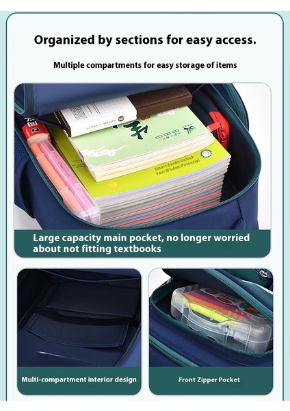 Yeni Erkek ve Kız Okul Çantası Ilkokul Öğrencileri Büyük Kapasiteli Omurga Koruması Nefes Alabilen Sırt Çantaları (Yurt Dışından) indirimleri