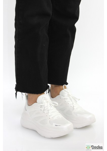 Huıteng Kadın Kalın Taban Yüyüş Özellikli Ortopedik-Anatomik Sneaker Spor Ayakkabı HT5YZ/S21406