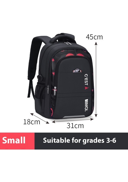 Kıdemli Omuz Çantası Okul Çantası Seyahat Eğlence Çantası Büyük Kapasiteli Erkek ve Kadın Okul Çantası (Yurt Dışından)