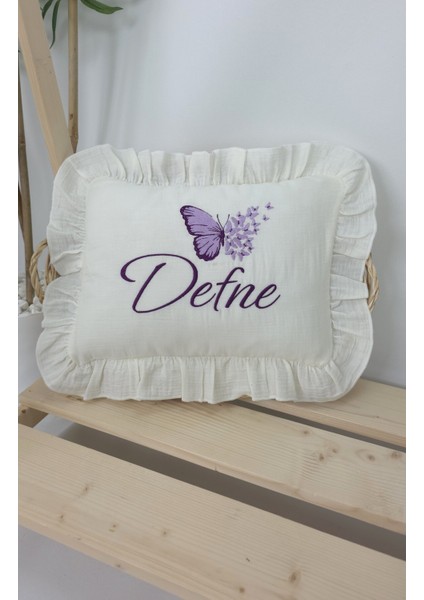 Müslin Yeni Doğan 4katlı Organik %100PAMUK Kişiye Özgü Nakışlı Hastane Çıkış Seti-Çoklu Kelebek fiyatları