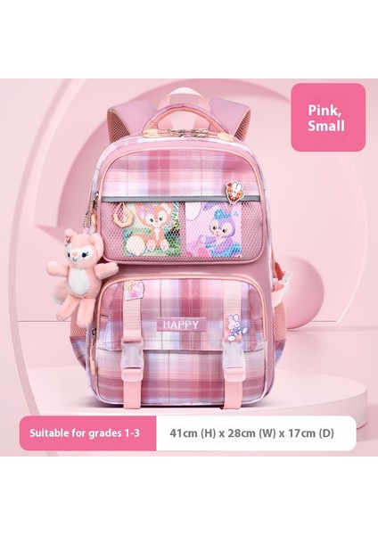 Yeni Erkek ve Kız Okul Çantası Ilkokul Öğrencileri Büyük Kapasiteli Omurga Koruması Nefes Alabilen Sırt Çantaları (Yurt Dışından)