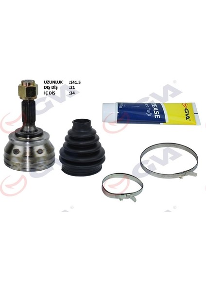 4443310K - Aks Kafası Dış Ön Psa 301/C-ELYSEE 12- 1.6 Hdı 21×34X48.2 142.00MM