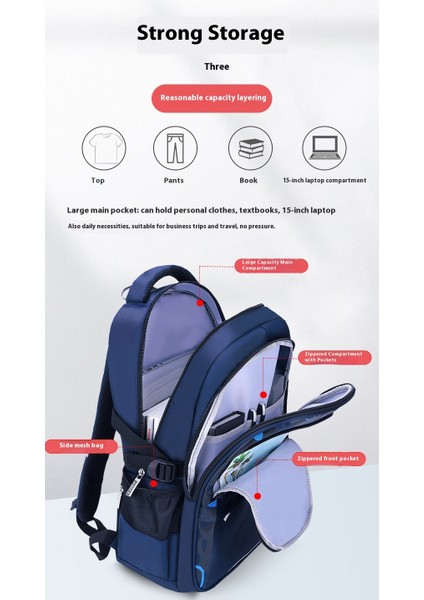 Kıdemli Omuz Çantası Okul Çantası Seyahat Eğlence Çantası Büyük Kapasiteli Erkek ve Kadın Okul Çantası (Yurt Dışından) modelleri