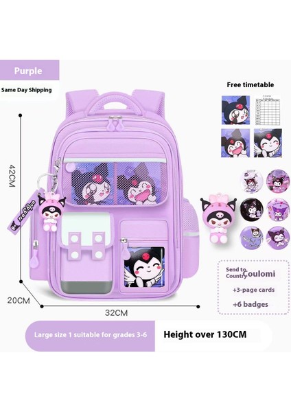 Kıdemli Omuz Çantası Okul Çantası Seyahat Eğlence Çantası Büyük Kapasiteli Erkek ve Kadın Okul Çantası (Yurt Dışından)