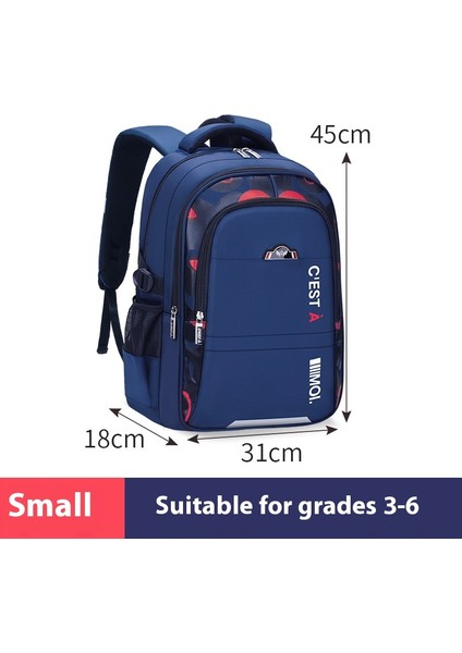 Kıdemli Omuz Çantası Okul Çantası Seyahat Eğlence Çantası Büyük Kapasiteli Erkek ve Kadın Okul Çantası (Yurt Dışından)