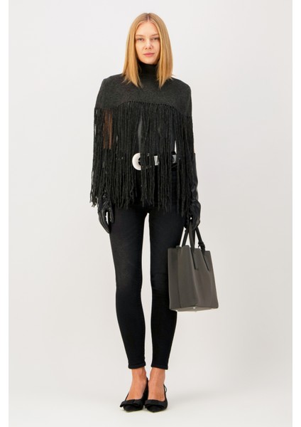 Yüksek Bel Dar Paça Skinny Fit Koyu Indigo Kadın Denim Pantolon DT10898