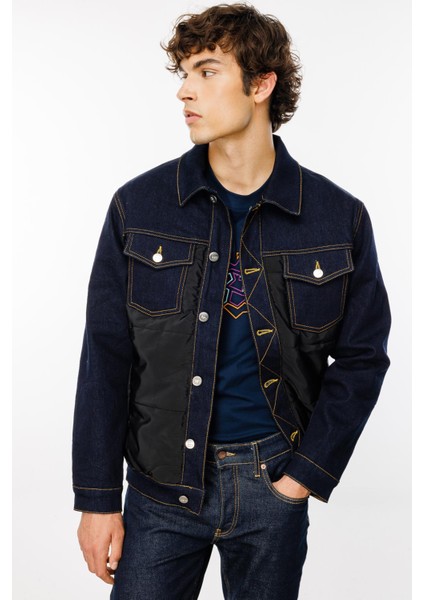 Slim Fit Lacivert Erkek Ceket DT10422_SLIM Fit Lacivert