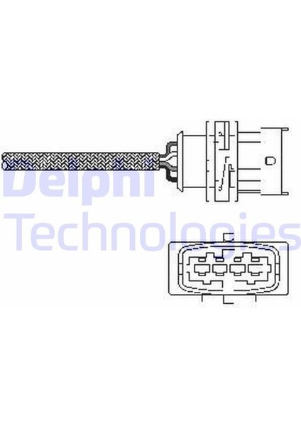 Delphı ES10789-12B1 - Oksijen Sensörü Ön Astra G-Corsa C 1.4 16V-ASTRA G-Zafıra-Merıva-Vectra C 1.6 16V 00