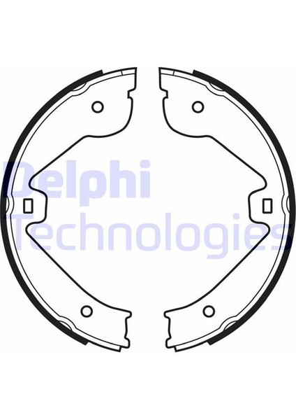 Delphı LS1995 - El Fren Balatası Range Rover 3 L322 02 12 Vw Touareg Mercedes W164 W251 Porsche Cayenne 9pa Audı Q 7 4lb