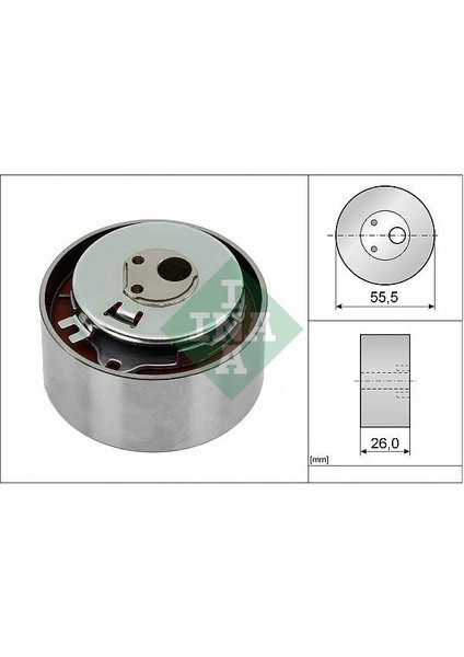 531077810 - Eksantrik Gergi Rulmanı Albea-Doblo-Palıo-Punto 1.2-1.4-Uno-Lınea-Idea 1.4-Panda 1.1-1.2-FIAT500 1.2