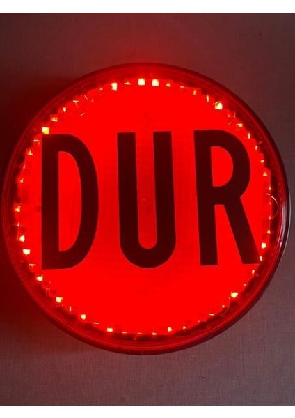 HMA902 - Dur Levhası LED Işıklı Servis Araçlarına Uygun Stop Lambası