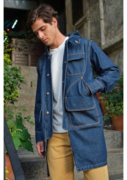 Mavi Erkek Denim Ceket DT10398_NUNTER Oversize Fit