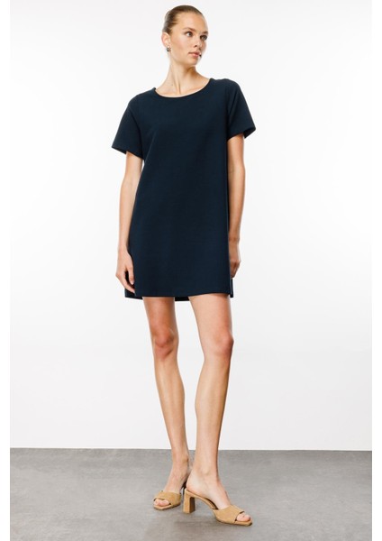 Denim Elbise, Xs, Koyu Indigo fiyatları