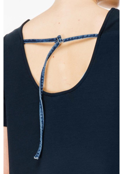 Denim Elbise, Xs, Koyu Indigo indirimleri