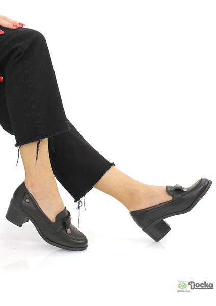 Mammimia Kadın Günlük Klasık Kalın Topuklu Ortopedik Hakiki Deri Ayakkabı M26/KA3325 modelleri