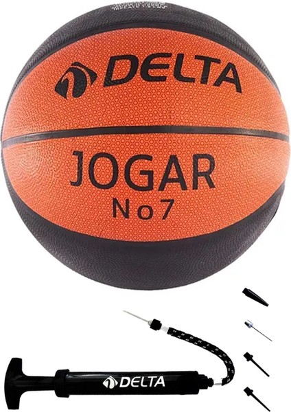 7 Numara Basketbol Topu Seti – Dayanıklı Kauçuk Yüzeyli Basket Topu No:7 ve Şişirme Pompası Pompa