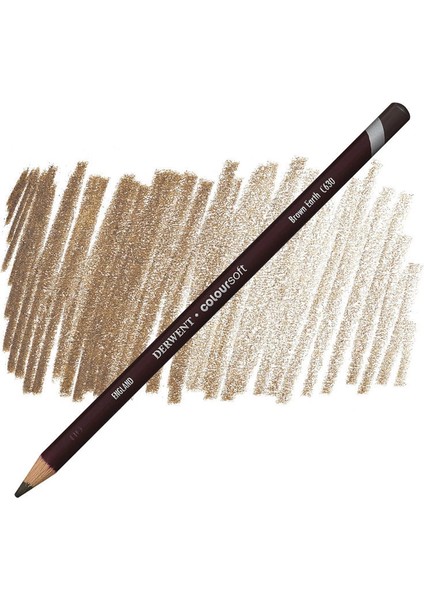 Coloursoft Pencil Yumuşak Kuruboya Kalemi C630 Brown Earth