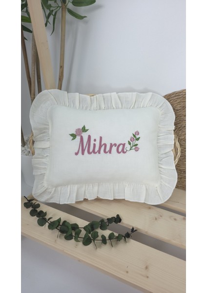 Müslin Yeni Doğan 4katlı Organik %100PAMUK Kişiye Özgü Nakışlı Hastane Çıkış Seti- Güllü Model-1 fiyatları