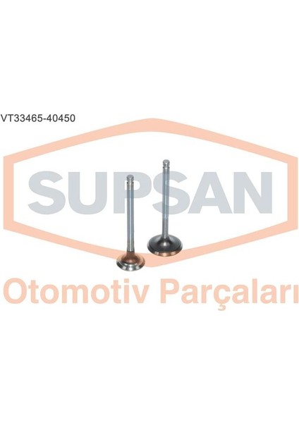 VT33465-40450 - Subap Emme Egzoz Takım Corolla 1.6 16V Enj. 87-00 In-8/ex-8 31×5.985 x 87.5 - 24.5 x 5.98 x 87.84