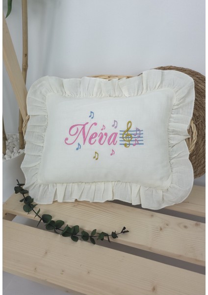 Müslin Yeni Doğan 4katlı Organik %100PAMUK Kişiye Özgü Nakışlı Hastane Çıkış Seti (Nota Model) fırsatları