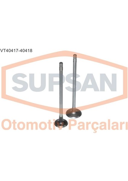 VT40417-40418 - Subap Emme Egzoz Twng-Clıo-Modus-Symbol-Logan 1.2 16V D4F