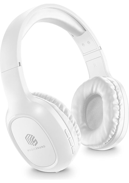 Music Sound Beyaz Kafa Üstü Kulaklık modelleri