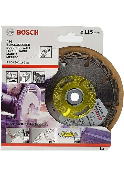 Upp Elmas Bıçağı 115 mm - 2608602162