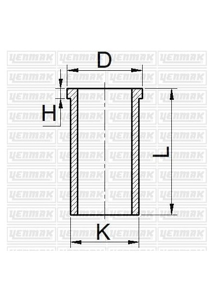 51-65451-000 - Motor Gömleği Std Albea-Doblo-Opel 1.3 Mtj 69.60 mm
