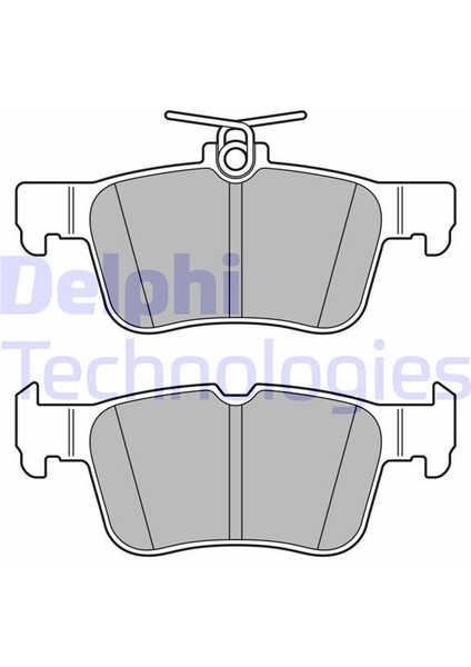 Delphı LP3590 - Arka Fren Balatası Galaxy Iıı 15 Mondeo V 14 Edge 15 19 Focus Iv 17 Kuga Iıı 19