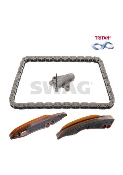 20949520 - Eksantrık Zıncır Setı Alt Bmw B47 N47 F10 F20 F30 F40 F45 F46 F22 F32 F34 F36 G30 G22 G32 F48 F25 F26 F15 Mını F54 F55 F56 F60 Trıtan Kaplamalı