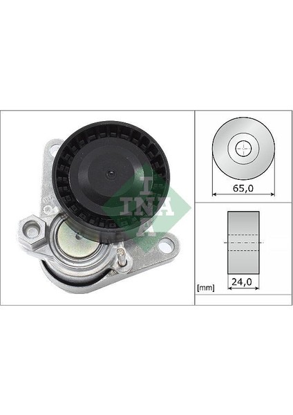 534055210 - Alternatör Gergi Rulmanı Kütüklü Golf7-A3-Leon-Caddy-Tıguan 1.6-2.0 Tdı Clha-Crkb-Clhb-Crka