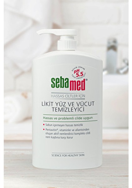 Likit Yüz Ve Vücut Cilt Kurumasını Önleyen 1000 ml Dermatolojik Olarak Test Edilmiştir fırsatları