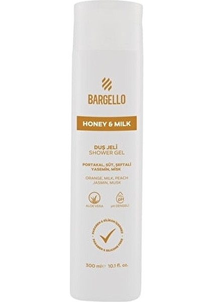 Honey And Milk Duş Jeli 300 ml Portakal ve Yasemin Aromalı Yumuşak Etki
